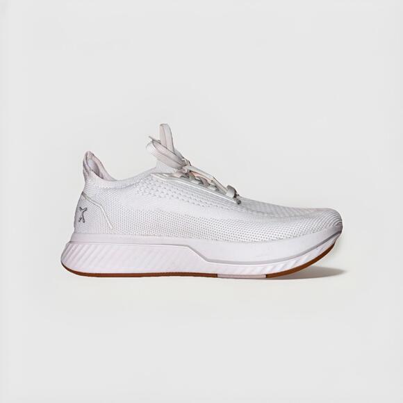 Flux Adapt Runner White Gum Womens Size 6 Running Athletic Walking Knit Shoes - Picture 1 of 8